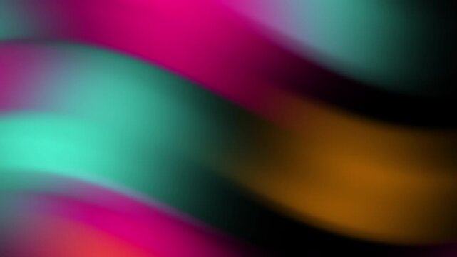 Animation background with a looping colorful gradient of pink, green, and orange hues in a smooth, flowing motion.