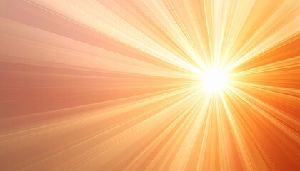 Obraz premium Radiant Light Burst with Orange and White Glow Starburst Pattern