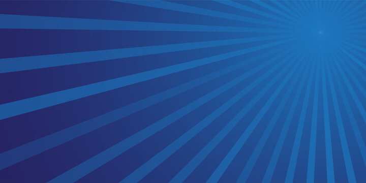 abstract background blue speed lines in bright pop art style. Blue streaks radiating from center, creating exciting superhero action look.