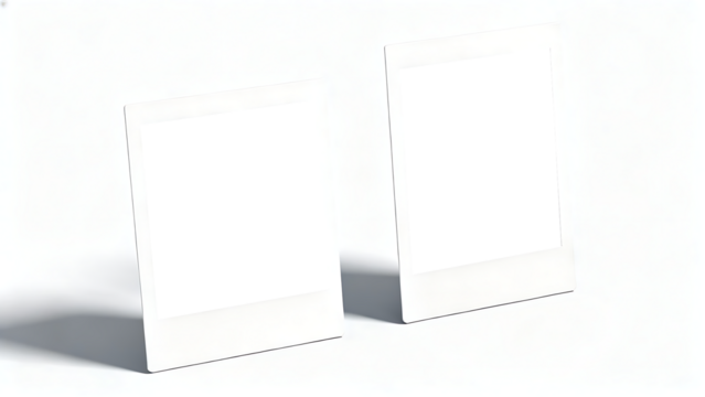 Abstract 3d geometric design featuring a white background with white cubes and blank square space for a business banner or web template illustration - Powered by Adobe