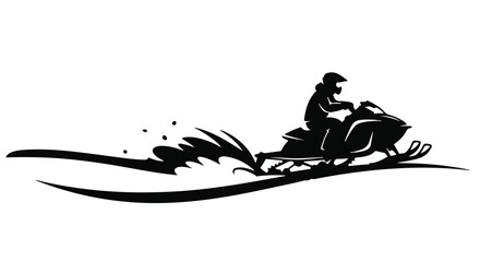 vector silhouette of a woman