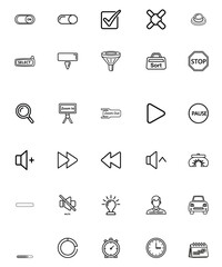 Fototapeta premium Icons Collection