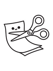 Super cute Stationery School with a bold and easy coloring book for kids.