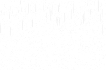 Digital matrix rain effect with abstract falling data and scattered particles on