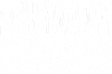 Digital matrix rain effect with abstract falling data and scattered particles on