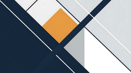 Minimalist Geometric Abstract Background with Diagonal Lines