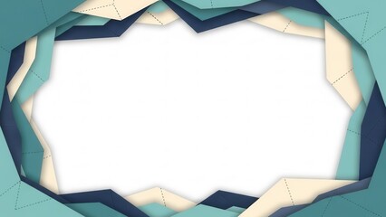 Modern abstract background with blue and beige geometric shapes