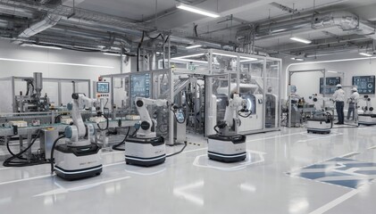 Advanced Robotics in a Modern Automated Manufacturing Facility
