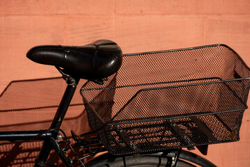 Fahrrad in der tiefstehenden Abendsonne