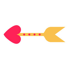 Cupid Heart Arrow Icon