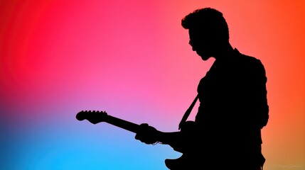 Neon stage with recycling icons and left copy layout