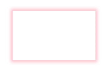 Pink Neon rectangular shape frame. Vivid glowing lavender border with a rough, grainy finish. A versatile design element for banners, photos, and presentations, isolated on a transparent background.