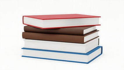 Stack of colorful hardcover books