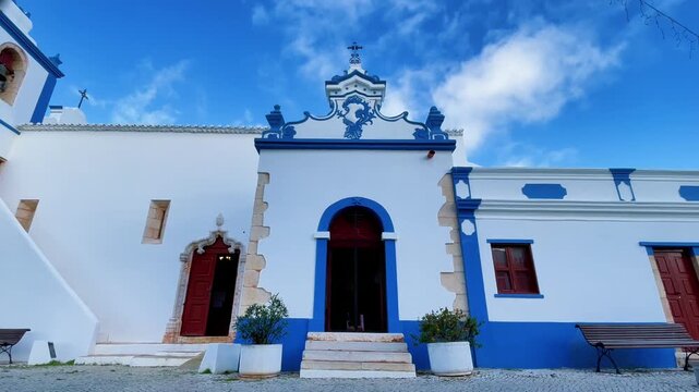 Church of Divino Salvador,  architecture portuguese, Alvor in Algarve