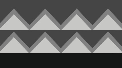Abstract Geometric Pattern with Light Gray Triangles on Dark Gray background