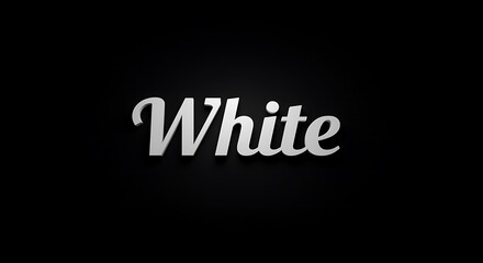 Fototapeta premium White text on dark background