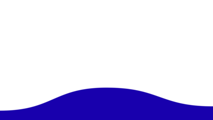 small blue wave transparent 
