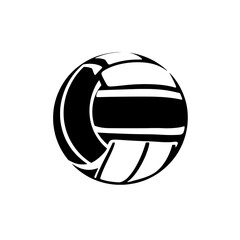 Stylized graphic illustration of a classic volleyball, perfect for sports designs and athletic event promotions, embodying teamwork and competitive spirit