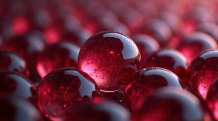 Lone crimson orb disrupting perfect lattice of sapphire balls machine learning