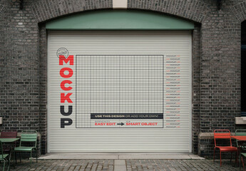 Store Bar Gate Mockup