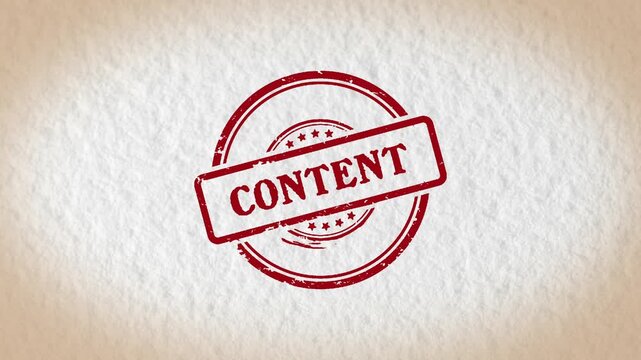 Content stamp style word