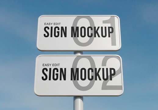 Two Signs Mockup