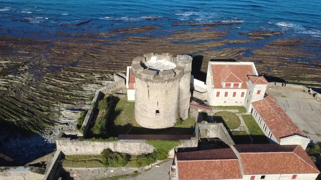 vue &agrave; 360 degr&eacute;s du fort de Socoa, &agrave; Ciboure dans le pays basque