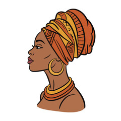 Side Profile with Hoop Earrings