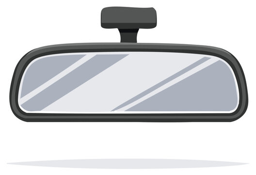 Automotive rearview mirror for vehicle interior safety and driving assistance