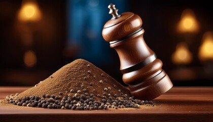 Pepper Mill High Quality Realistic Image