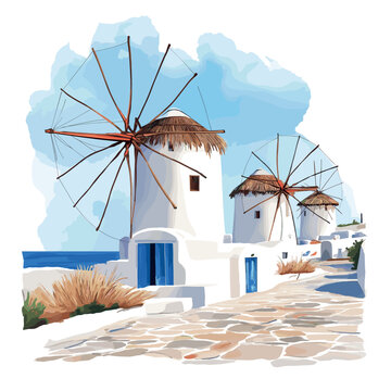 Mykonos Windmills