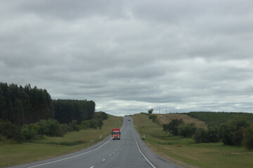 Carretera con subida