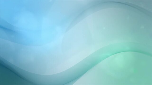 Abstract background with flowing lines in shades of blue and green, creating a soft and soothing texture
