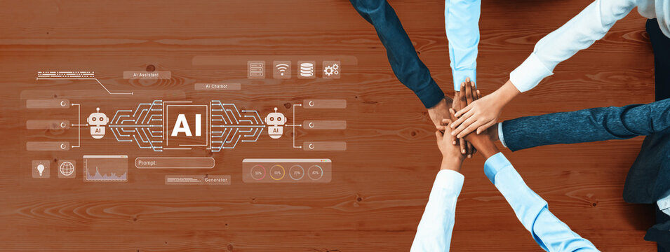 AI assistant and chatbot connection with digital circuit lines, representing data analysis, automation, and machine learning systems Parse - Powered by Adobe