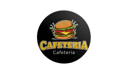 Cartesia cafeteria logo isolated on transparent background