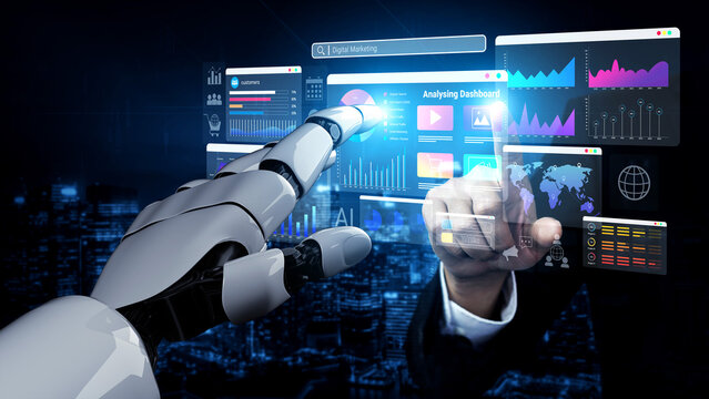 AI processing digital marketing metrics and visualizing campaign performance data to improve strategy, insights, and ROI optimization for online businesses Parse - Powered by Adobe