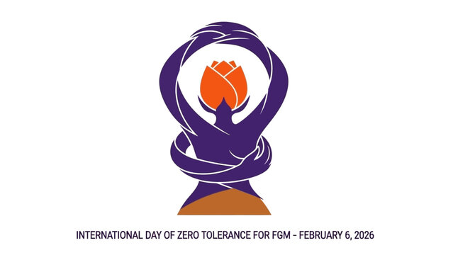 International Day of Zero Tolerance for FGM awareness campaign logo