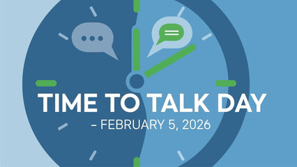 Time to Talk Day awareness campaign on February 5, promoting mental health conversations