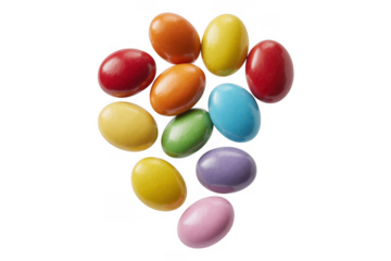 Colorful Jelly Beans colorful candy sweets treats isolated isolated on a transparent background