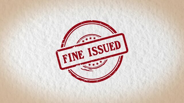 FINE ISSUED stamp style word