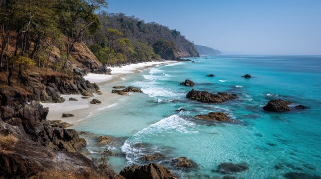 Beach vacation in the Andaman Islands India