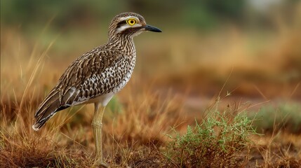 Cape thick knee Burhinus capensis observed in Ndutu Tanzania