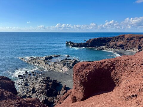 K&uuml;ste bei El Golfo, Lanzarote/ Kanaren