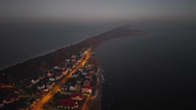 Hel Peninsula, Chałupy, Poland. 35-km-long sandbar peninsula in northern Poland.