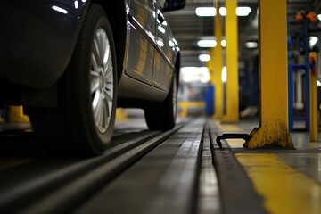 Test rollers for brake inspection in mandatory vehicle checks