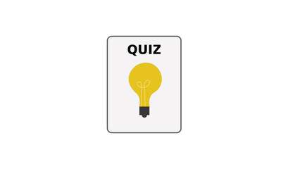 Quiz icon design