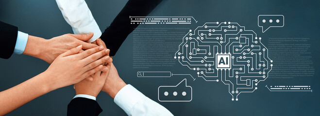 AI brain circuit symbolizing machine learning, automation, data processing, and advanced analytics driving modern business innovation Parse