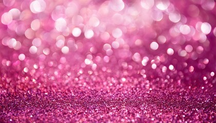 Pink Defocused Glitter Background