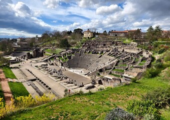 roman amphitheatre in Lyon