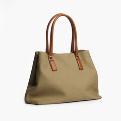 Naklejka premium Women's handbag on a white background